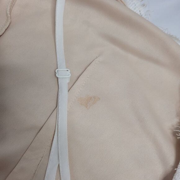 MISSGUIDED white lace strappy bodycon backless dress 12 - Picture 10 of 12